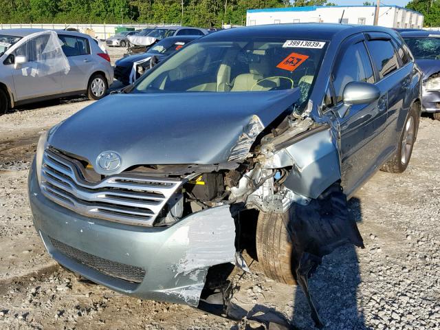 4T3ZK3BB0AU020697 - 2010 TOYOTA VENZA BLUE photo 2