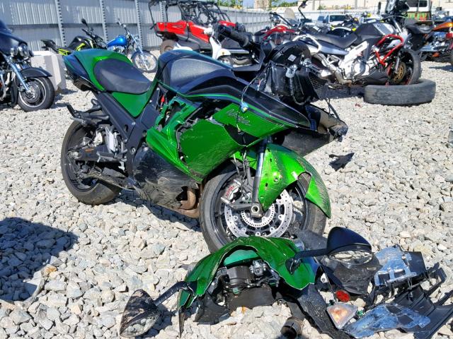 JKBZXNJ16JA005387 - 2018 KAWASAKI ZX1400 J GREEN photo 1