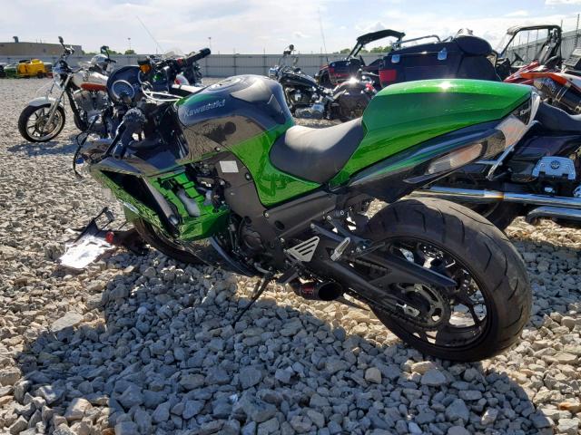 JKBZXNJ16JA005387 - 2018 KAWASAKI ZX1400 J GREEN photo 3