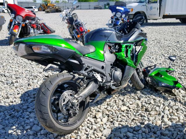 JKBZXNJ16JA005387 - 2018 KAWASAKI ZX1400 J GREEN photo 4