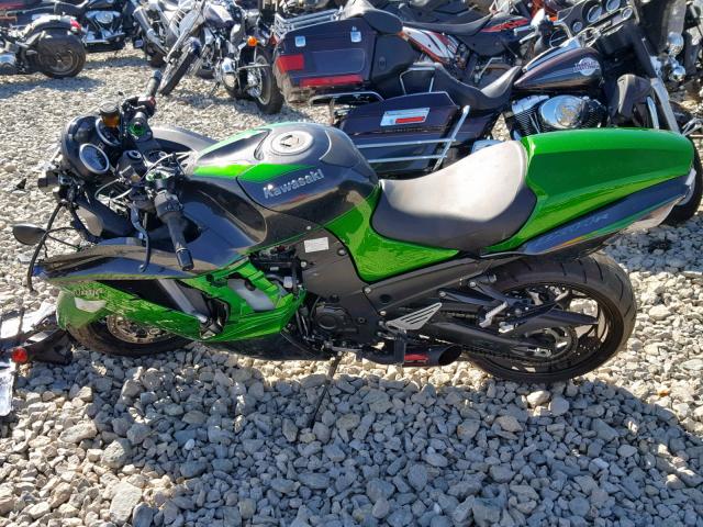 JKBZXNJ16JA005387 - 2018 KAWASAKI ZX1400 J GREEN photo 9