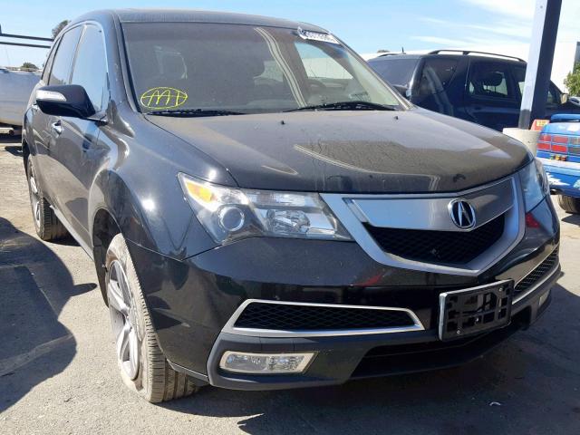 2HNYD2H29CH536626 - 2012 ACURA MDX BLACK photo 1