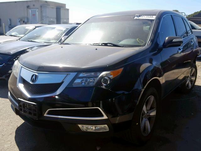 2HNYD2H29CH536626 - 2012 ACURA MDX BLACK photo 2