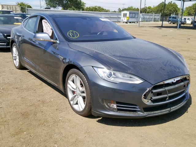 5YJSA1H23FFP67479 - 2015 TESLA MODEL S 85 CHARCOAL photo 1