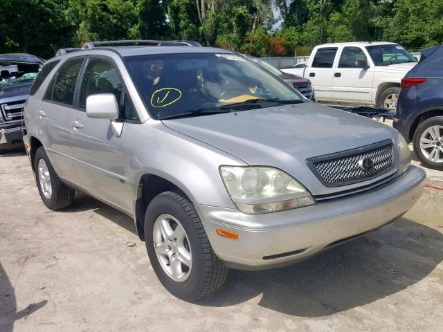 JTJGF10U910110419 - 2001 LEXUS RX 300 SILVER photo 1