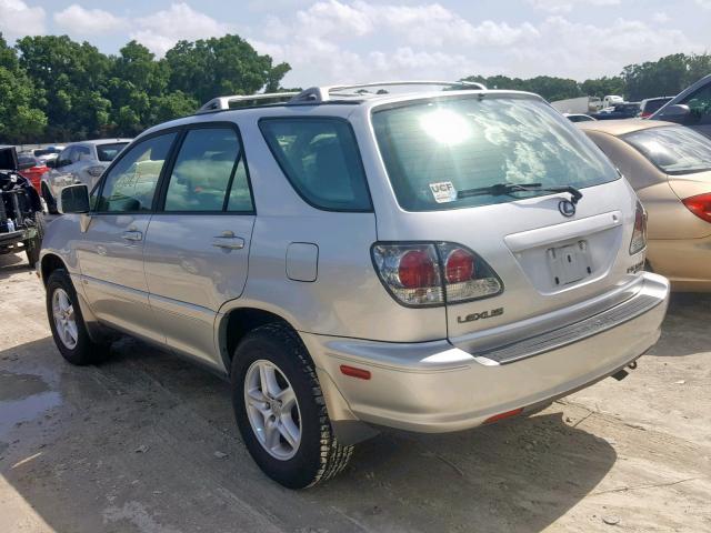 JTJGF10U910110419 - 2001 LEXUS RX 300 SILVER photo 3