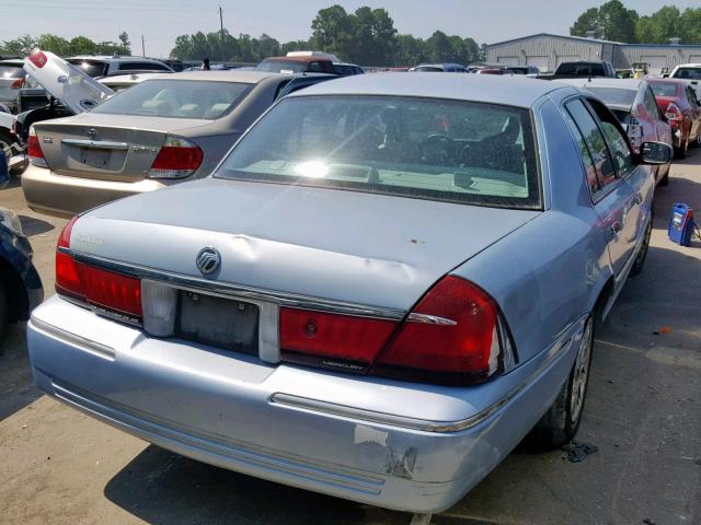 2MEFM74W0YX656474 - 2000 MERCURY GRAND MARQ BLUE photo 4