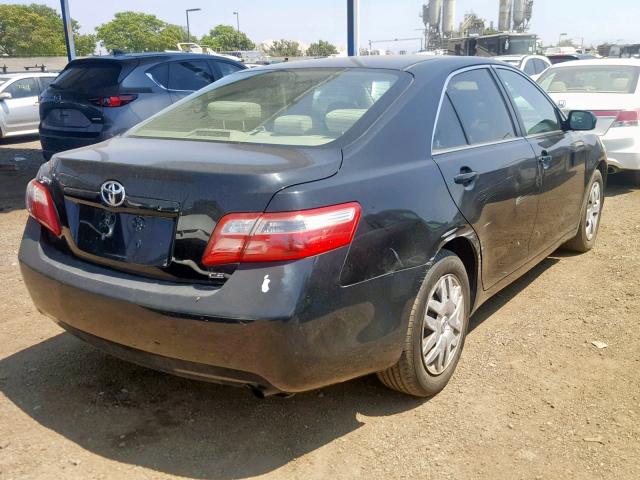 4T1BE46K87U643799 - 2007 TOYOTA CAMRY NEW BLACK photo 4