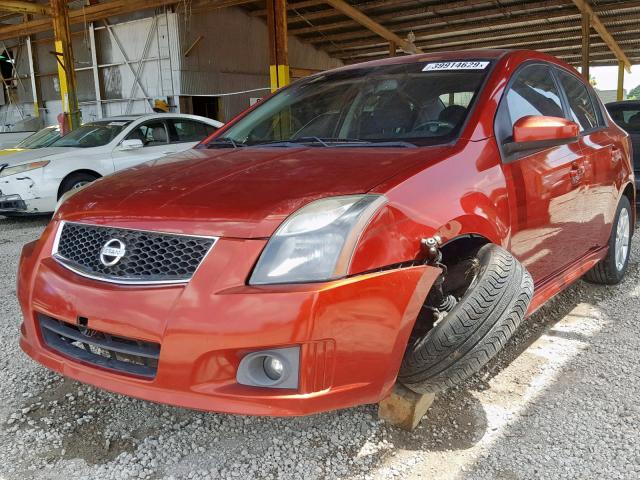 3N1AB6AP2BL619012 - 2011 NISSAN SENTRA 2.0 RED photo 2