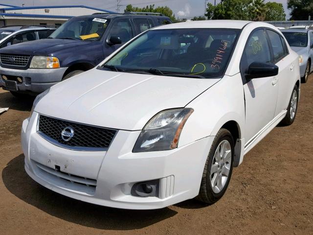 3N1AB6APXCL732031 - 2012 NISSAN SENTRA 2.0 WHITE photo 2