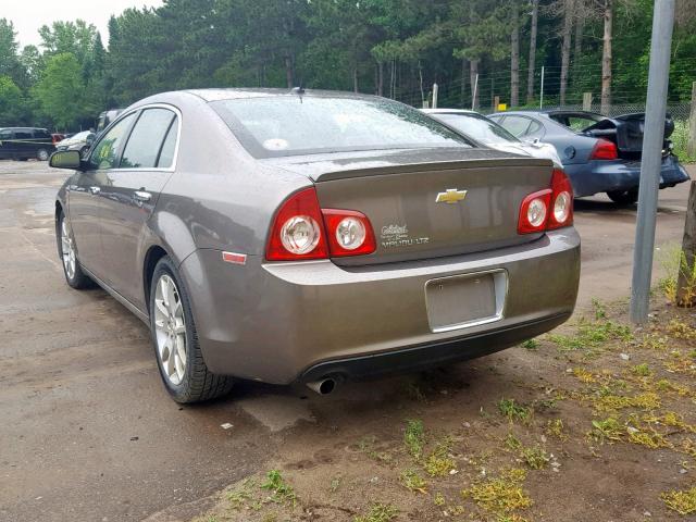 1G1ZE5EB5AF296544 - 2010 CHEVROLET MALIBU LTZ 灰色 照片 3