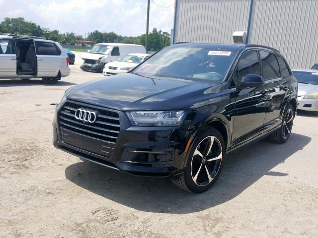 WA1VAAF76KD013130 - 2019 AUDI Q7 PRESTIG BLACK photo 2