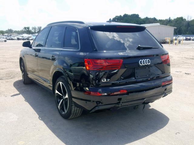 WA1VAAF76KD013130 - 2019 AUDI Q7 PRESTIG BLACK photo 3