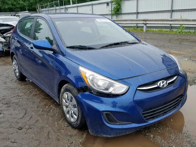 KMHCT5AE4HU325830 - 2017 HYUNDAI ACCENT SE BLUE photo 1