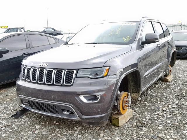 1C4RJFBG6JC154987 - 2018 JEEP GRAND CHER GRAY photo 2