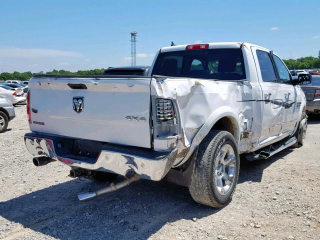 1C6RR7VM5JS354174 - 2018 RAM 1500 LARAM WHITE photo 4