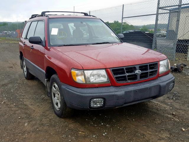 JF1SF6352XH739678 - 1999 SUBARU FORESTER L RED photo 1