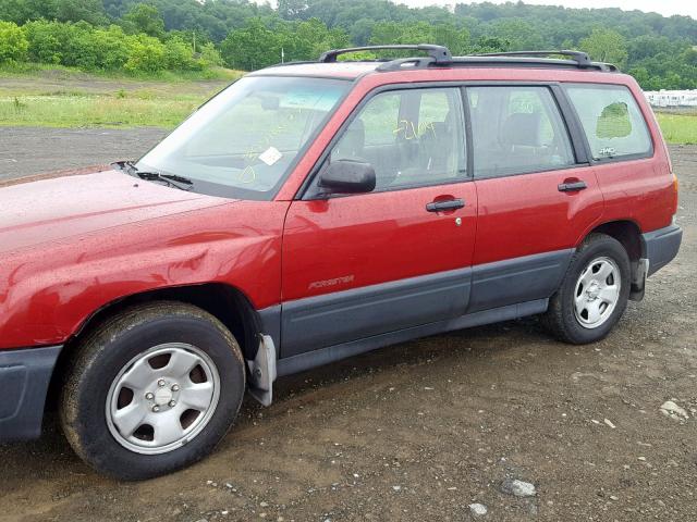 JF1SF6352XH739678 - 1999 SUBARU FORESTER L RED photo 9