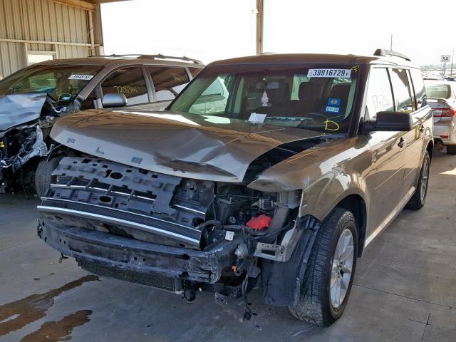 2FMGK5B87DBD28282 - 2013 FORD FLEX SE GRAY photo 2