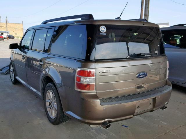 2FMGK5B87DBD28282 - 2013 FORD FLEX SE GRAY photo 3