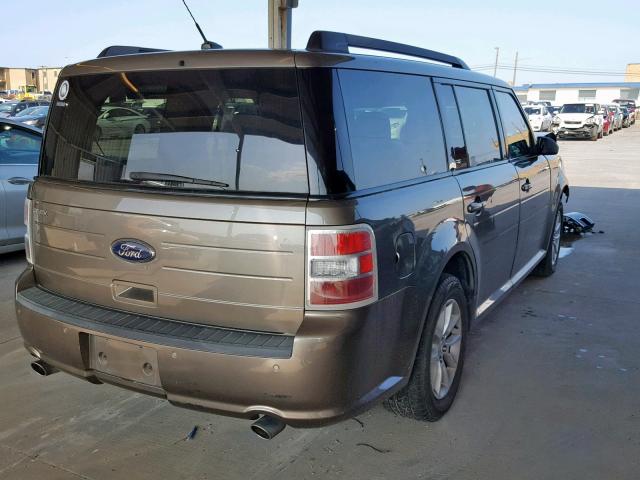 2FMGK5B87DBD28282 - 2013 FORD FLEX SE GRAY photo 4