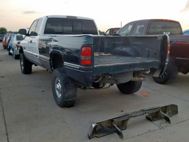 1B7KF2364YJ144885 - 2000 DODGE RAM 2500 TWO TONE photo 3