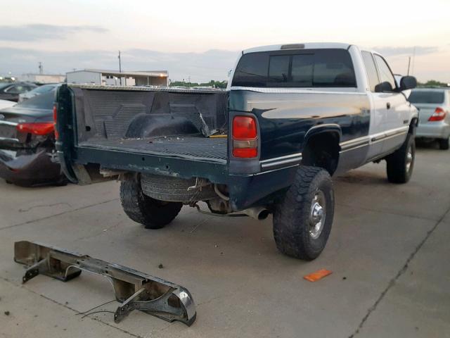 1B7KF2364YJ144885 - 2000 DODGE RAM 2500 TWO TONE photo 4