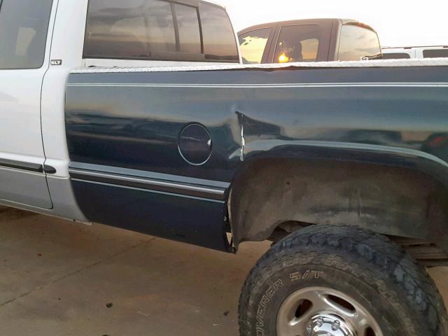 1B7KF2364YJ144885 - 2000 DODGE RAM 2500 TWO TONE photo 9