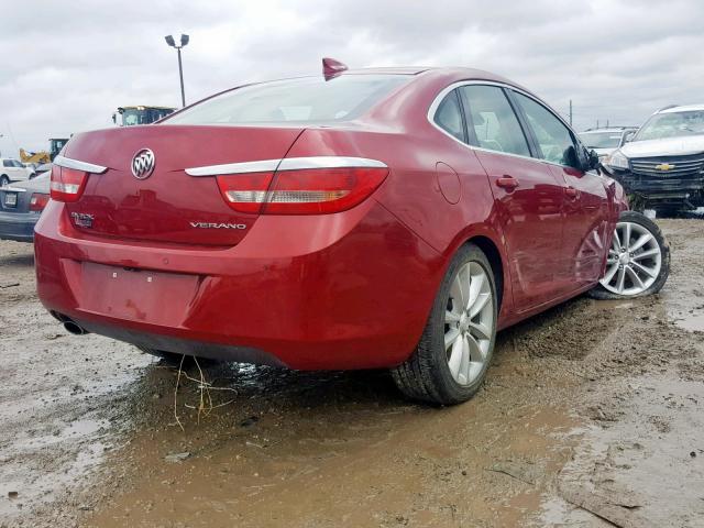 1G4PR5SK0G4115535 - 2016 BUICK VERANO CON RED photo 4