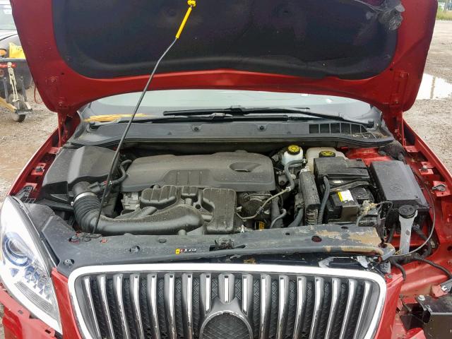 1G4PR5SK0G4115535 - 2016 BUICK VERANO CON RED photo 7