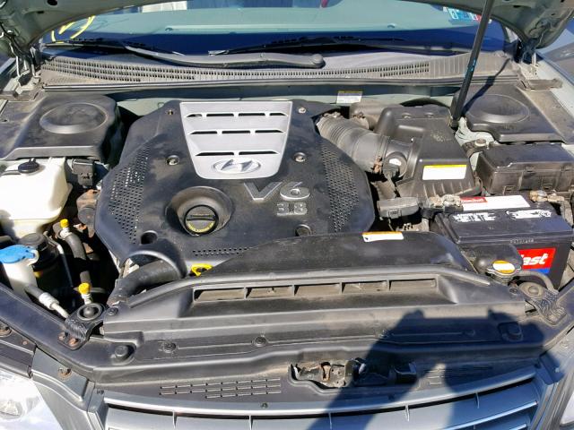 KMHFC46F37A225131 - 2007 HYUNDAI AZERA SE GREEN photo 7