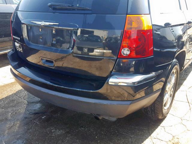 2C8GF68474R330493 - 2004 CHRYSLER PACIFICA BLACK photo 9