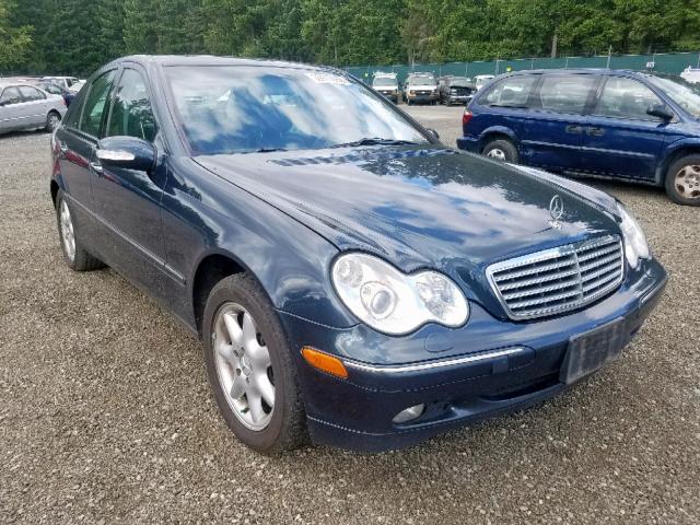 WDBRF84JX3F430349 - 2003 MERCEDES-BENZ C 320 4MAT BLUE photo 1