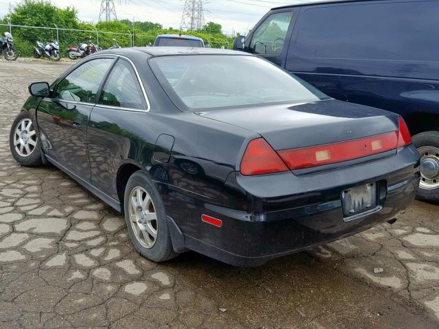 1HGCG32022A034012 - 2002 HONDA ACCORD SE BLACK photo 3