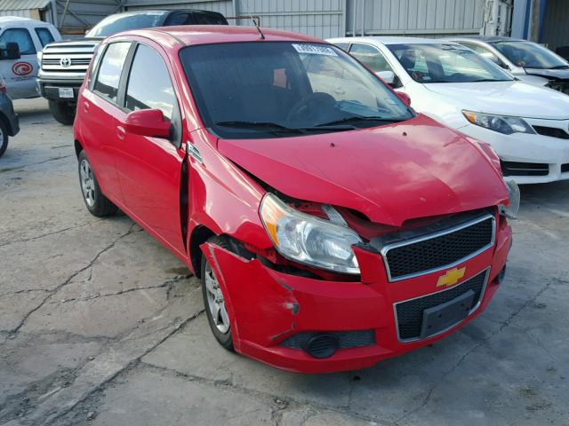 KL1TD6DE5BB137685 - 2011 CHEVROLET AVEO LS RED photo 1