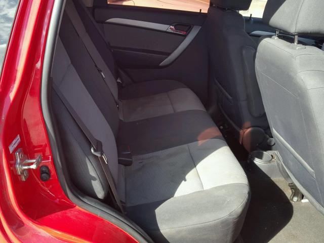 KL1TD6DE5BB137685 - 2011 CHEVROLET AVEO LS RED photo 6