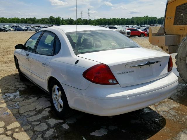 1FAFP55U33A262940 - 2003 FORD TAURUS SES WHITE photo 3