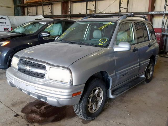 2CNBJ634916916462 - 2001 CHEVROLET TRACKER LT SILVER photo 2