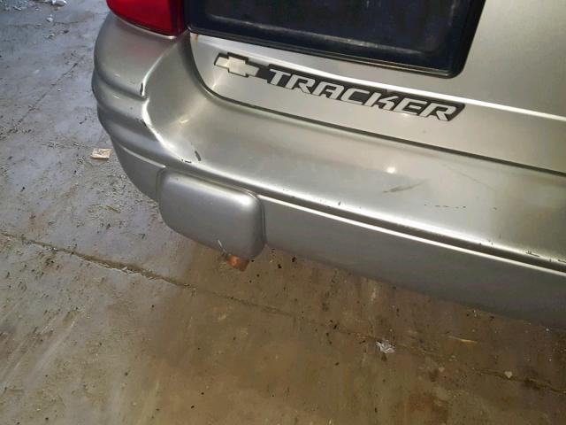 2CNBJ634916916462 - 2001 CHEVROLET TRACKER LT SILVER photo 9