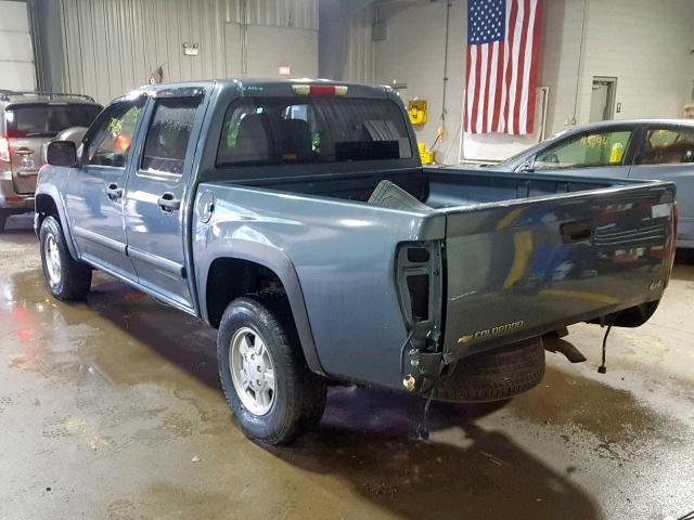 1GCDT136068130112 - 2006 CHEVROLET COLORADO BLUE photo 3