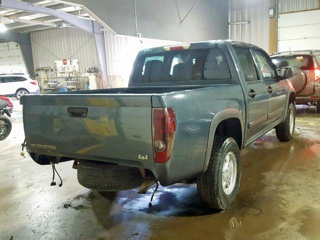 1GCDT136068130112 - 2006 CHEVROLET COLORADO BLUE photo 4