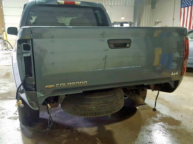 1GCDT136068130112 - 2006 CHEVROLET COLORADO BLUE photo 9