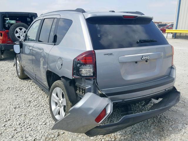 1C4NJCBA6HD147437 - 2017 JEEP COMPASS SP ვერცხლისფერი ფოტო 3