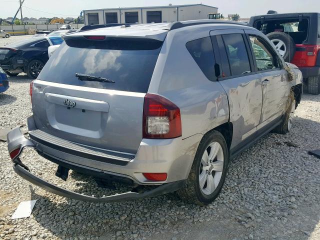 1C4NJCBA6HD147437 - 2017 JEEP COMPASS SP ვერცხლისფერი ფოტო 4