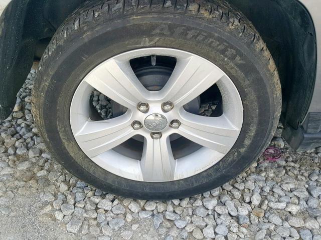 1C4NJCBA6HD147437 - 2017 JEEP COMPASS SP ვერცხლისფერი ფოტო 9