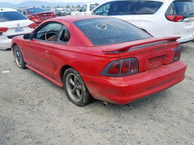 1FALP42T2SF121979 - 1995 FORD MUSTANG GT RED photo 3