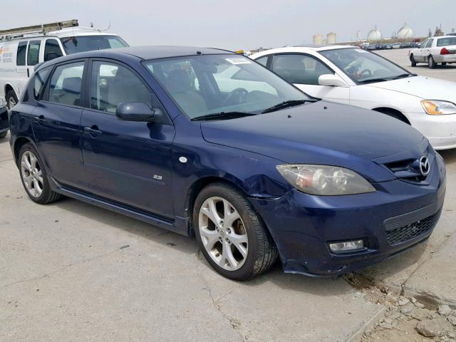 JM1BK343581133979 - 2008 MAZDA 3 HATCHBAC BLUE photo 1