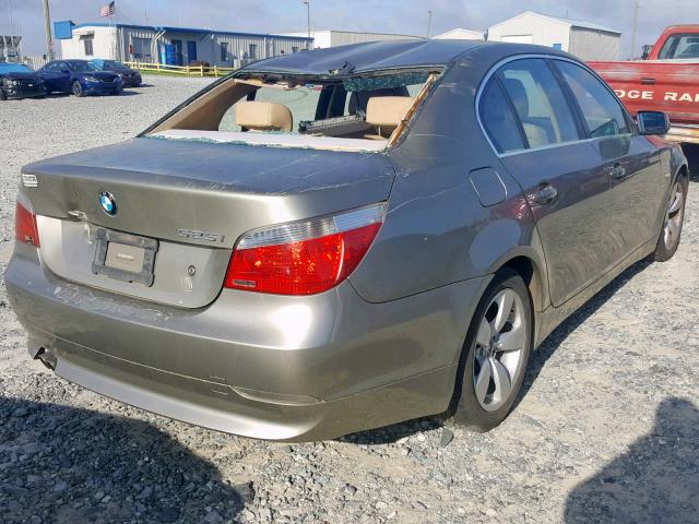 WBANE53517CW64700 - 2007 BMW 525 I GOLD photo 4