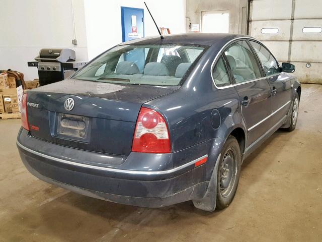 WVWMD63B03P450667 - 2003 VOLKSWAGEN PASSAT GL BLUE photo 4