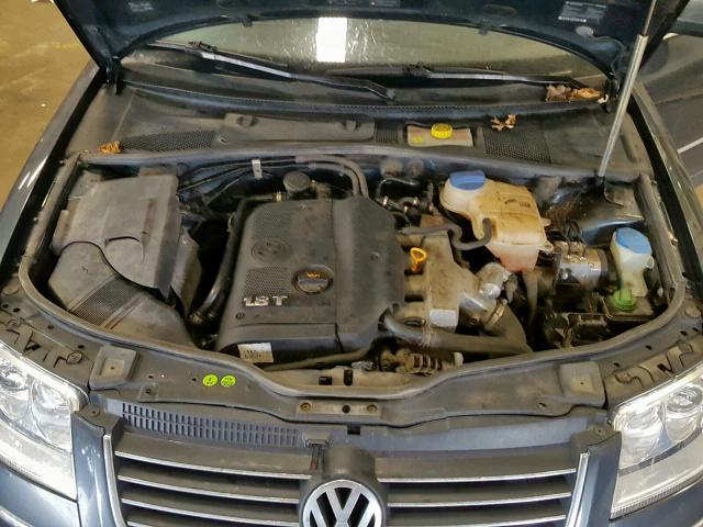 WVWMD63B03P450667 - 2003 VOLKSWAGEN PASSAT GL BLUE photo 7